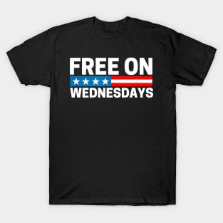 Free On Wednesdays funny Biden saying  2024 T-Shirt